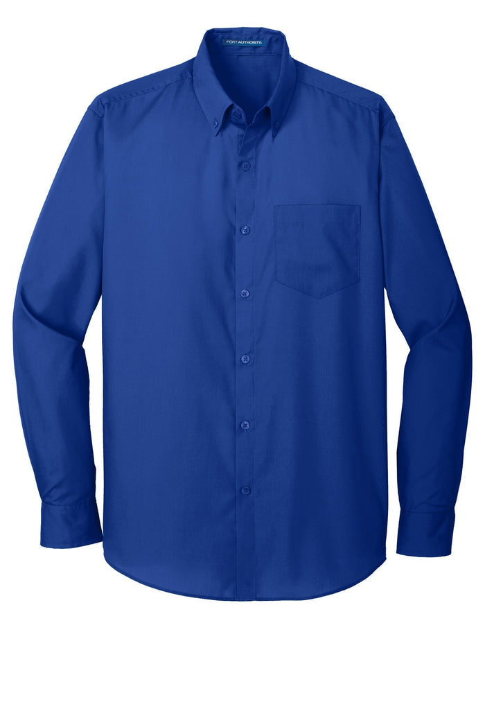 Port Authority TW100 Tall Long Sleeve Carefree Poplin Shirt