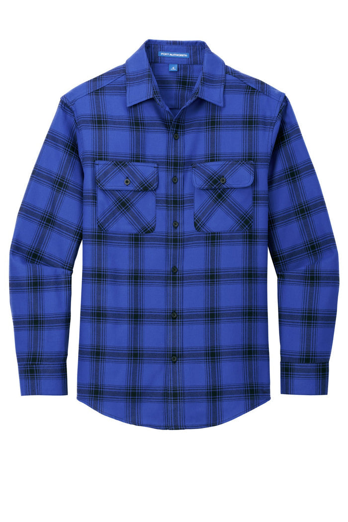 Royal/ Black Open Plaid / XS