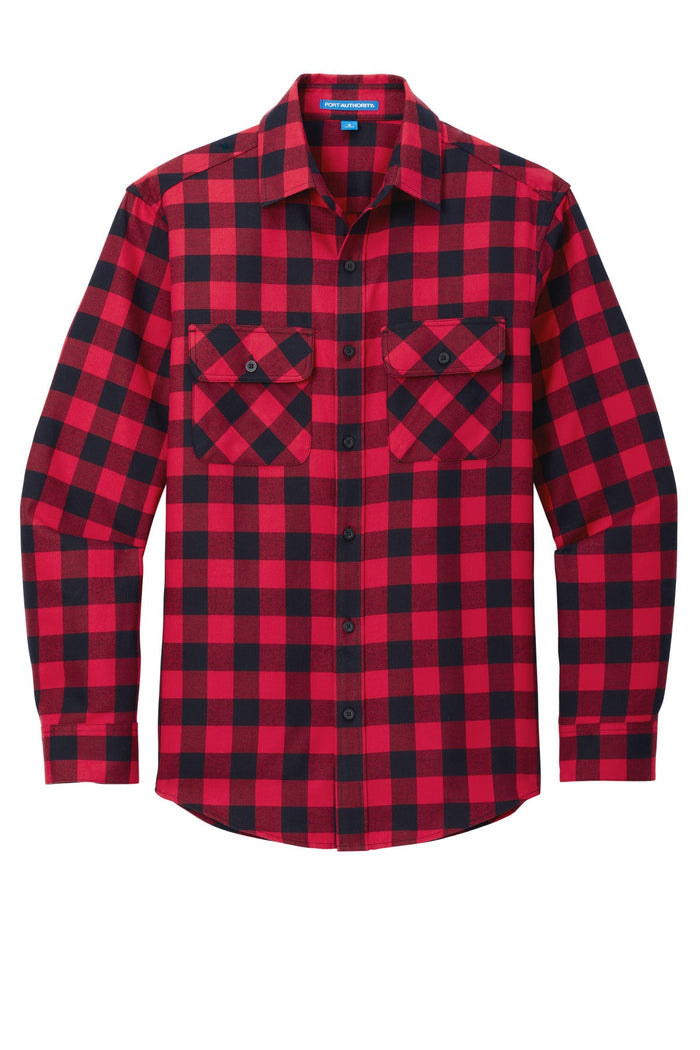 Red/ Black Buffalo Check / XS