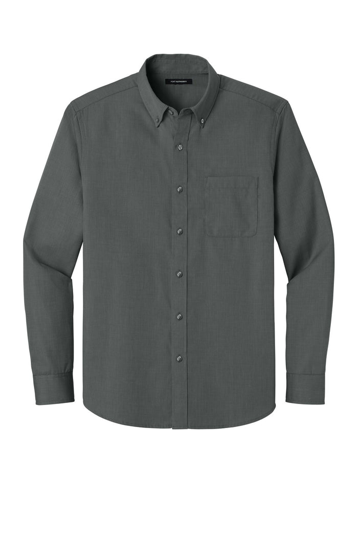 Port Authority W816 Long Sleeve Nailhead Easy Care Shirt