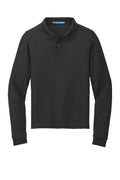 Port Authority Y500LS Youth Long Sleeve Silk Touch Polo
