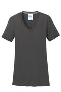 Port & Co LPC381V Women's Performance Blend V-Neck Tee