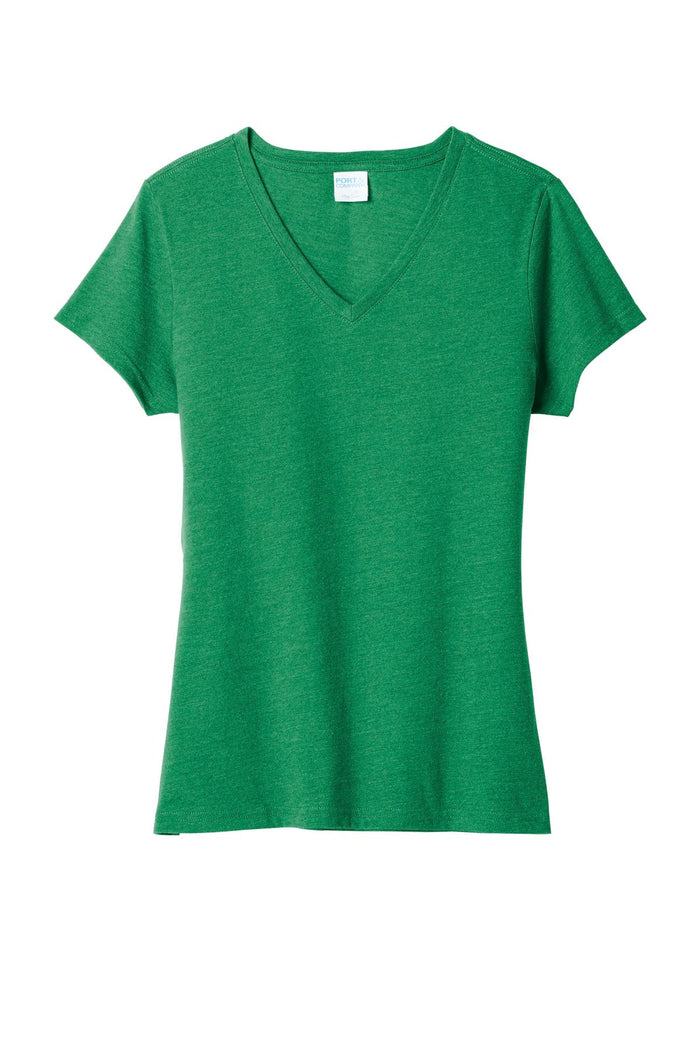 Port & Co LPC455V Women's Fan Favorite Blend V-Neck Tee