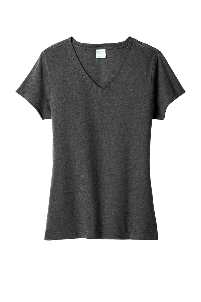 Port & Co LPC455V Women's Fan Favorite Blend V-Neck Tee