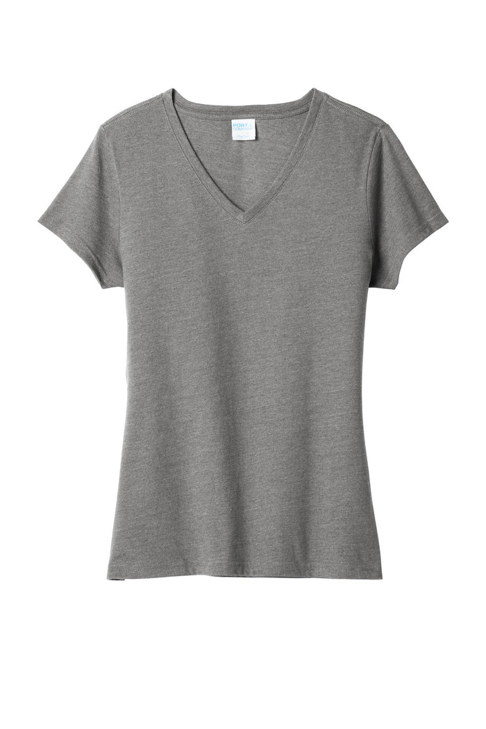 Port & Co LPC455V Women's Fan Favorite Blend V-Neck Tee