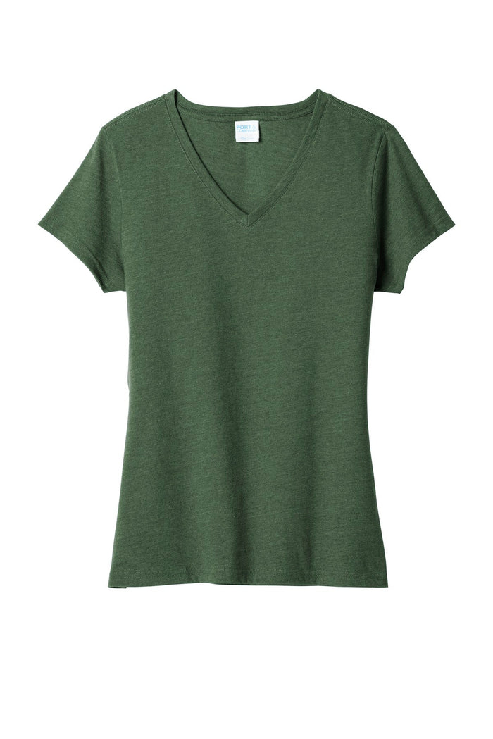 Port & Co LPC455V Women's Fan Favorite Blend V-Neck Tee