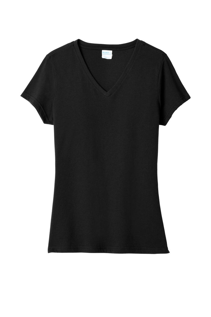 Port & Co LPC455V Women's Fan Favorite Blend V-Neck Tee
