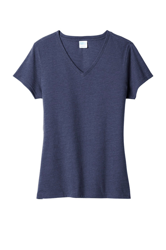 Port & Co LPC455V Women's Fan Favorite Blend V-Neck Tee