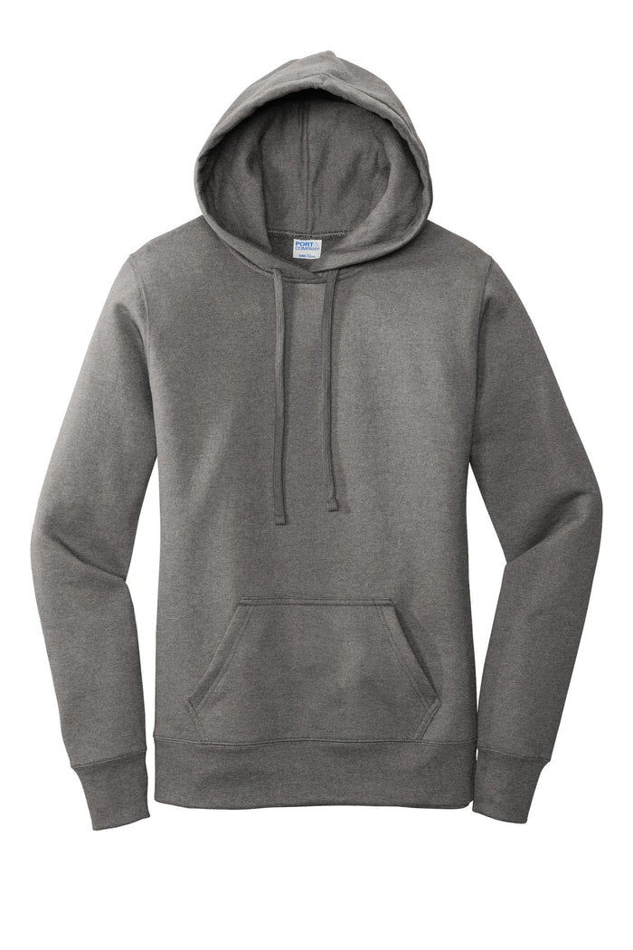 Port & Co LPC78H Women's Core Fleece Pullover Hooded Sweatshirt