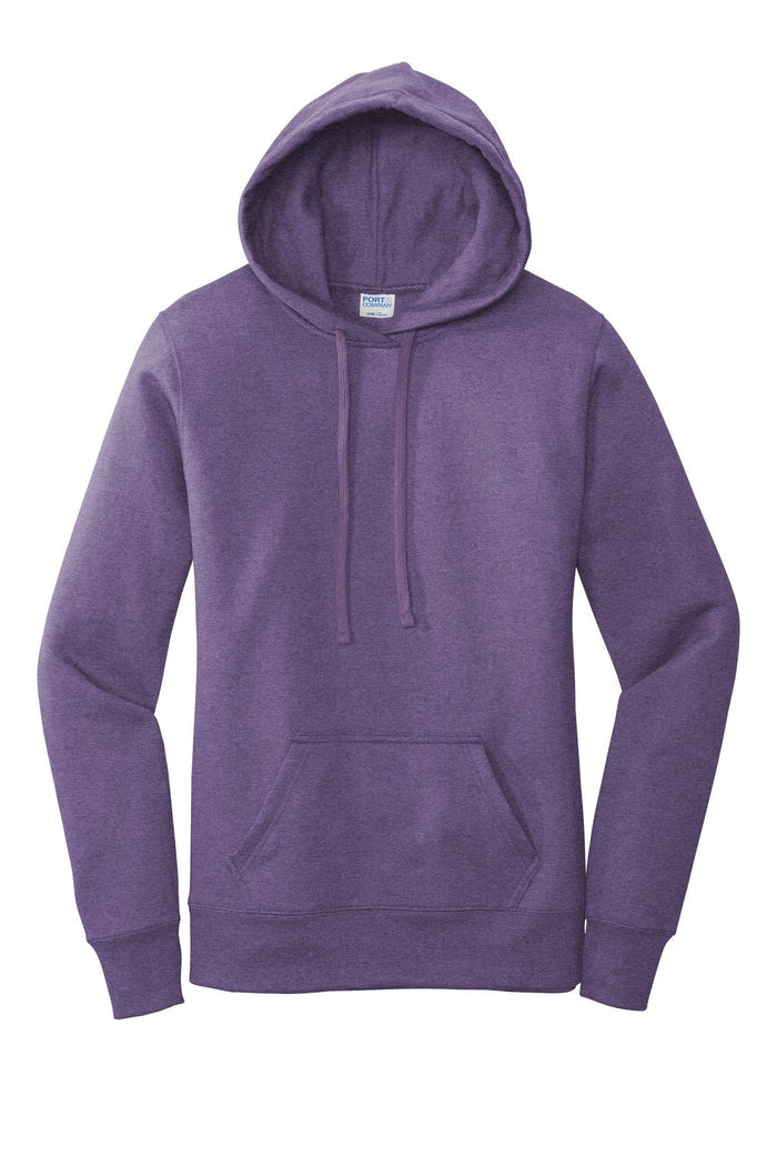 Port & Co LPC78H Women's Core Fleece Pullover Hooded Sweatshirt