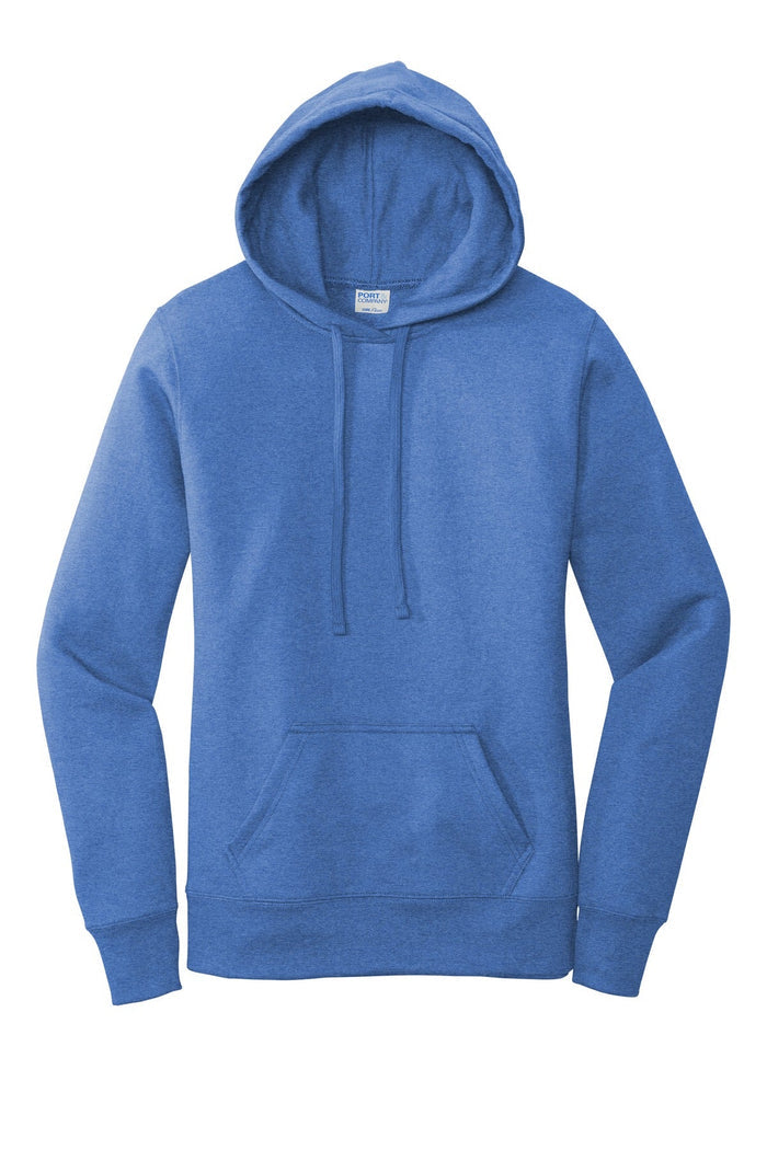 Port & Co LPC78H Women's Core Fleece Pullover Hooded Sweatshirt