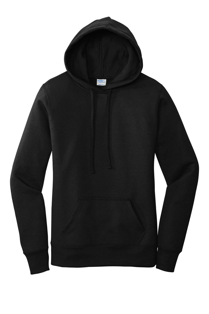 Port & Co LPC78H Women's Core Fleece Pullover Hooded Sweatshirt