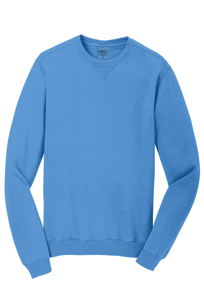 Port & Co PC098 Beach Wash Garment-Dyed Crewneck Sweatshirt