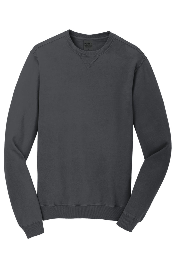 Port & Co PC098 Beach Wash Garment-Dyed Crewneck Sweatshirt