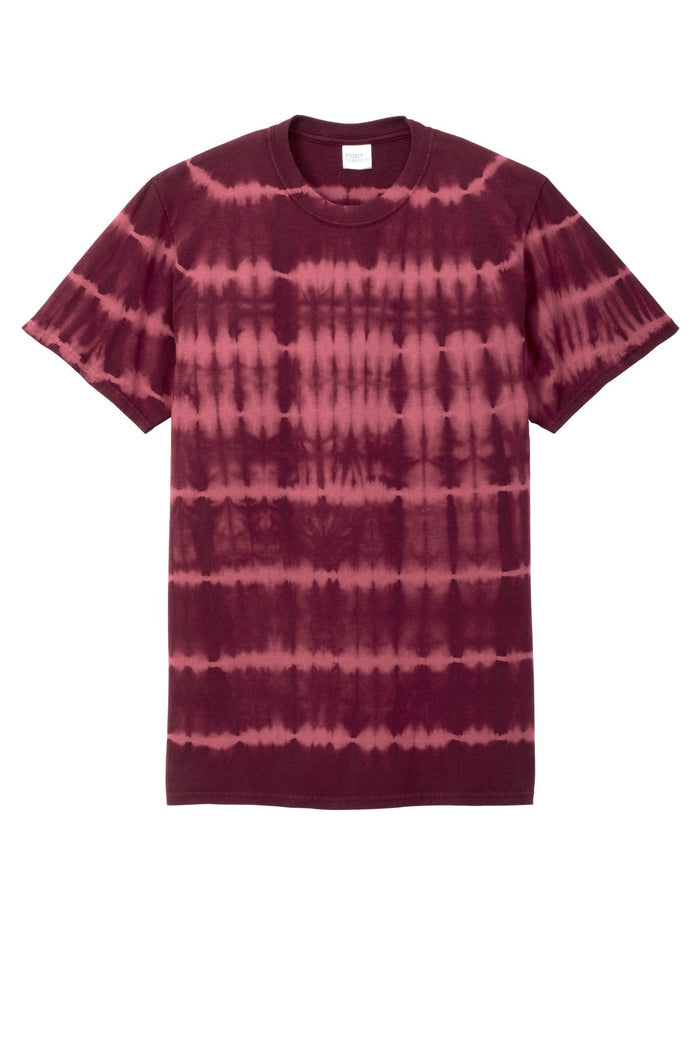 Port & Co PC142 Allover Stripe Tie-Dye Tee