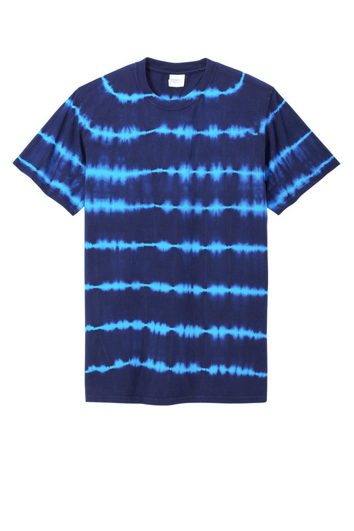 Port & Co PC142 Allover Stripe Tie-Dye Tee