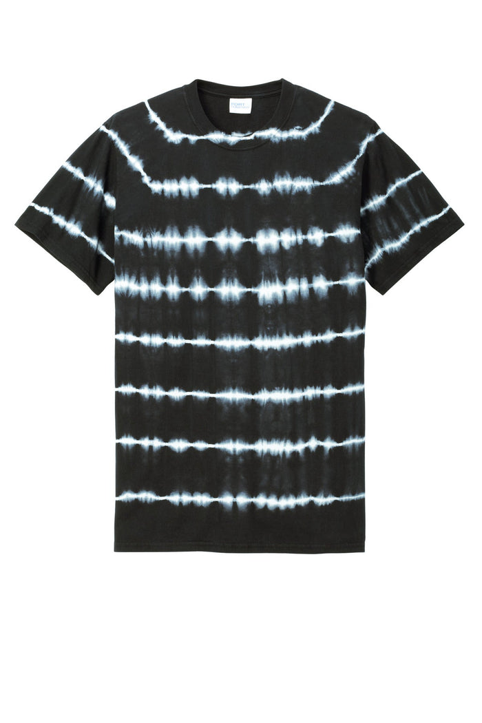 Port & Co PC142 Allover Stripe Tie-Dye Tee