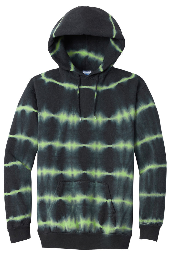 Port & Co PC143 Allover Stripe Tie-Dye Fleece
