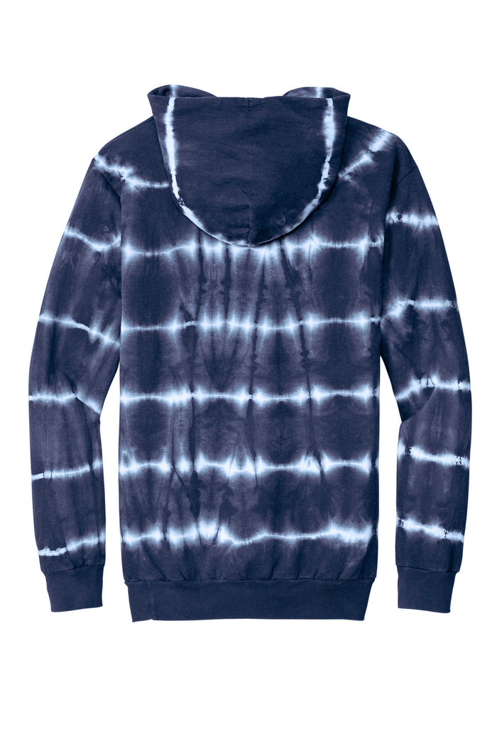 Port & Co PC143 Allover Stripe Tie-Dye Fleece