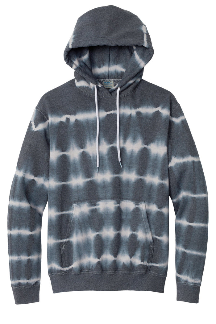 Port & Co PC143 Allover Stripe Tie-Dye Fleece
