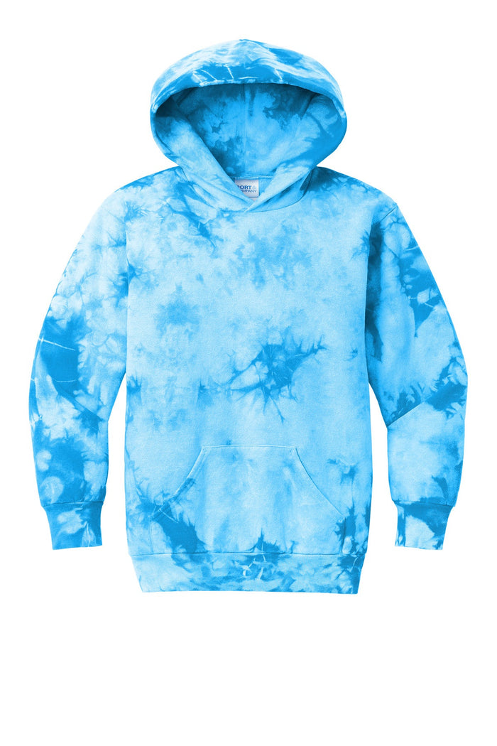 Port & Co PC144Y Youth Crystal Tie-Dye Pullover Hoodie