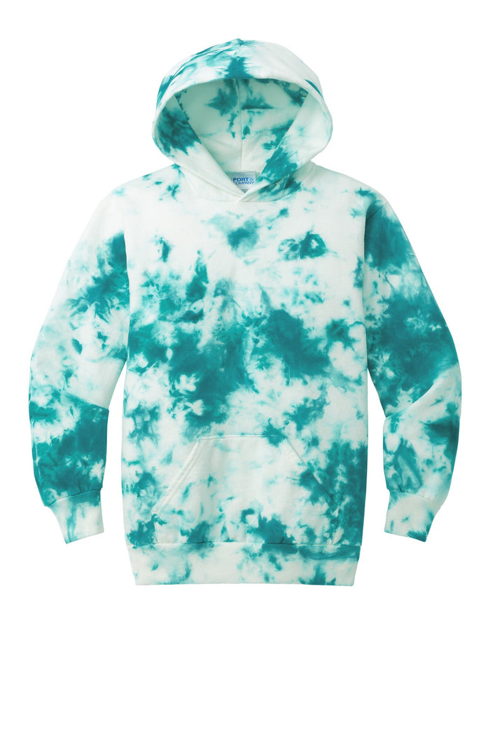 Port & Co PC144Y Youth Crystal Tie-Dye Pullover Hoodie
