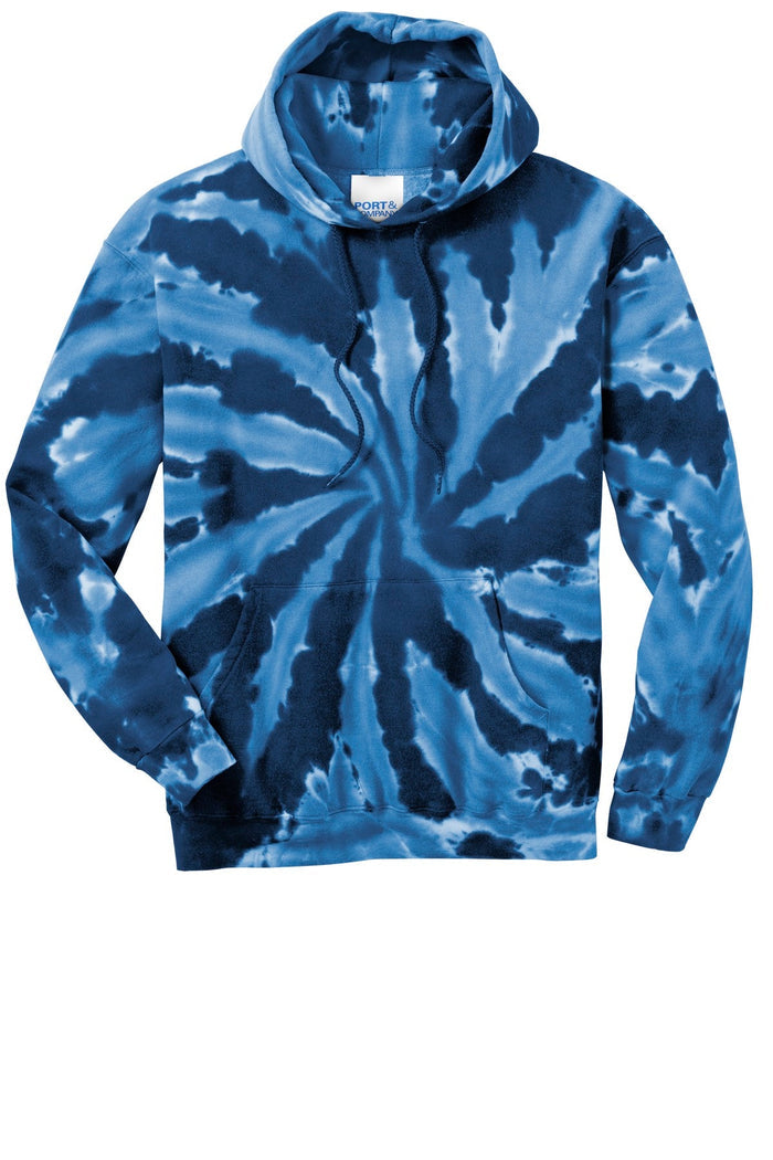 Port & Co PC146 Tie-Dye Pullover Hooded Sweatshirt