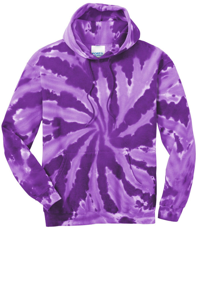 Port & Co PC146 Tie-Dye Pullover Hooded Sweatshirt