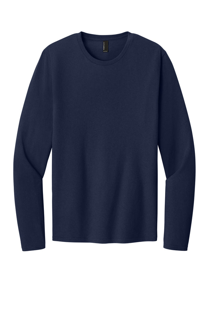 Port & Co PC43LS Easy Cotton Long Sleeve Tee