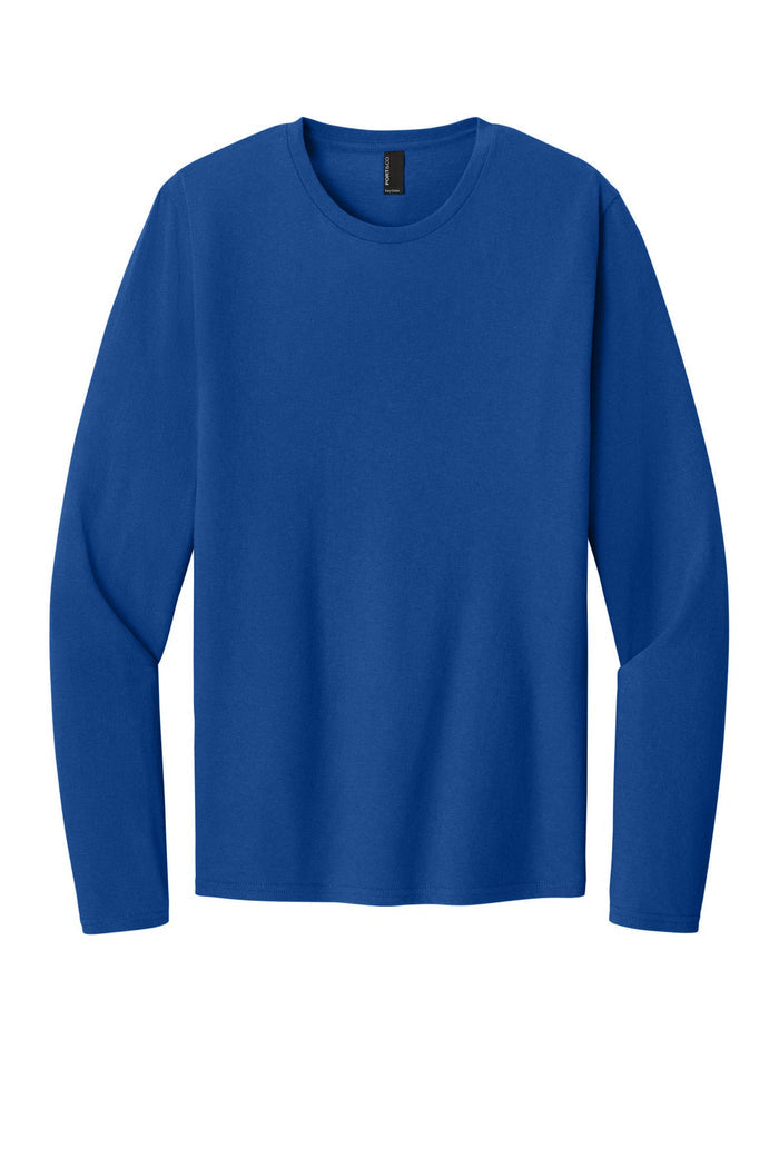 Port & Co PC43LS Easy Cotton Long Sleeve Tee