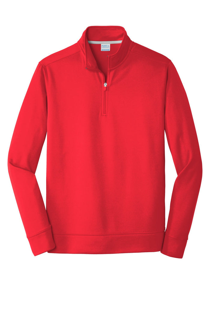 Port & Co PC590Q Performance Fleece 1/4-Zip Pullover Sweatshirt