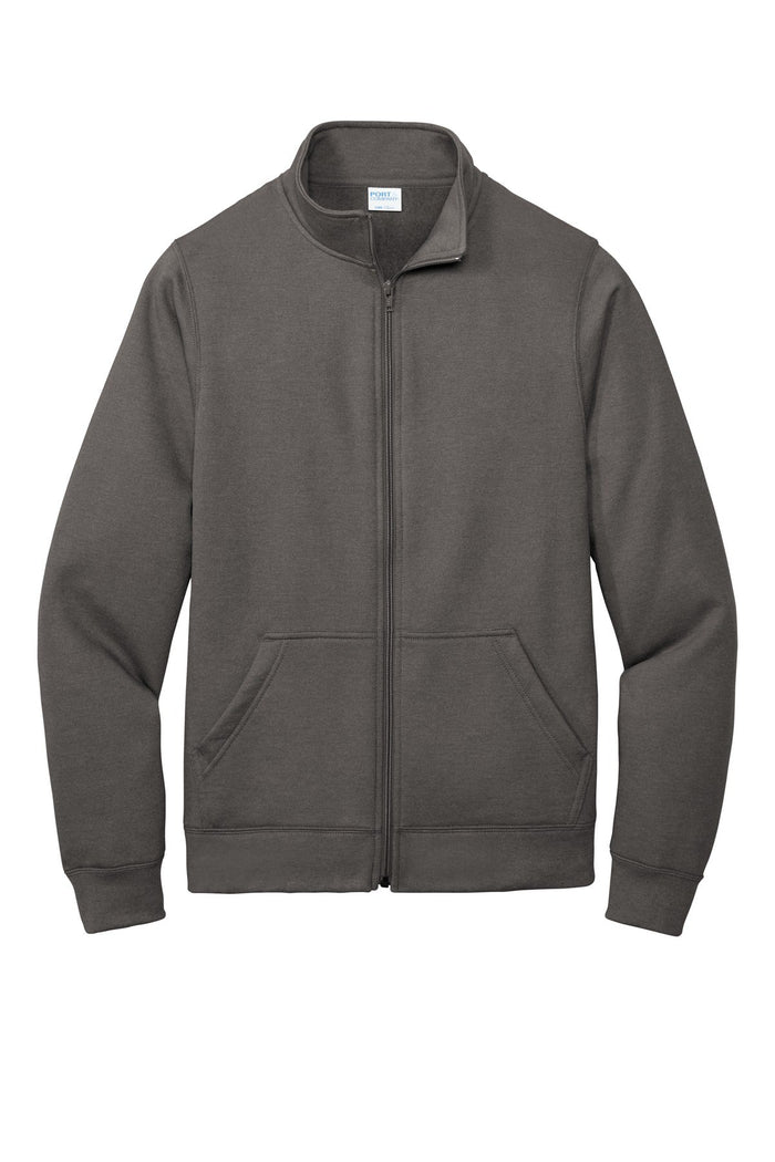 Port & Co PC78FZ Core Fleece Cadet Full-Zip Sweatshirt