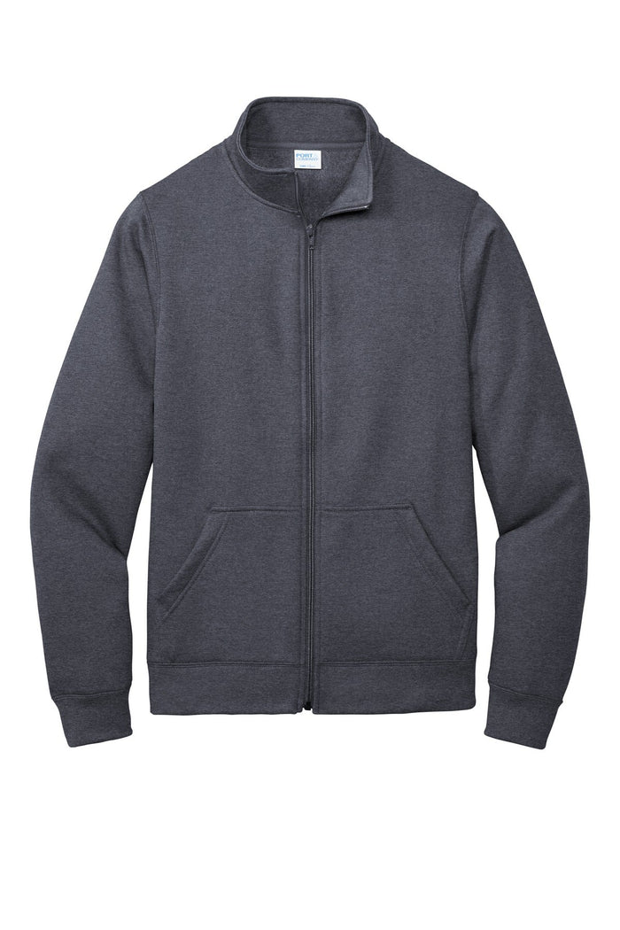 Port & Co PC78FZ Core Fleece Cadet Full-Zip Sweatshirt