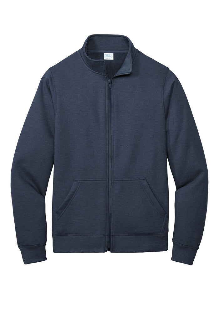Port & Co PC78FZ Core Fleece Cadet Full-Zip Sweatshirt