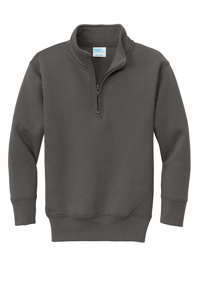 Port & Co PC78YQ Youth Core Fleece 1/4-Zip Pullover Sweatshirt