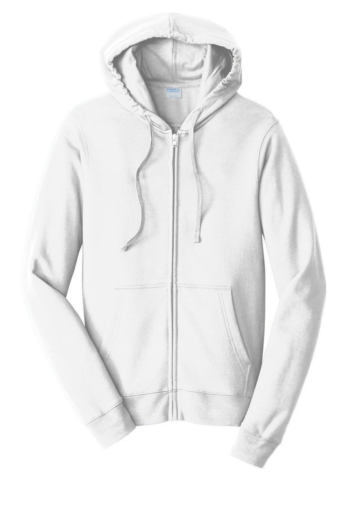 Port & Co PC850ZH Fan Favorite Fleece Full-Zip Hooded Sweatshirt