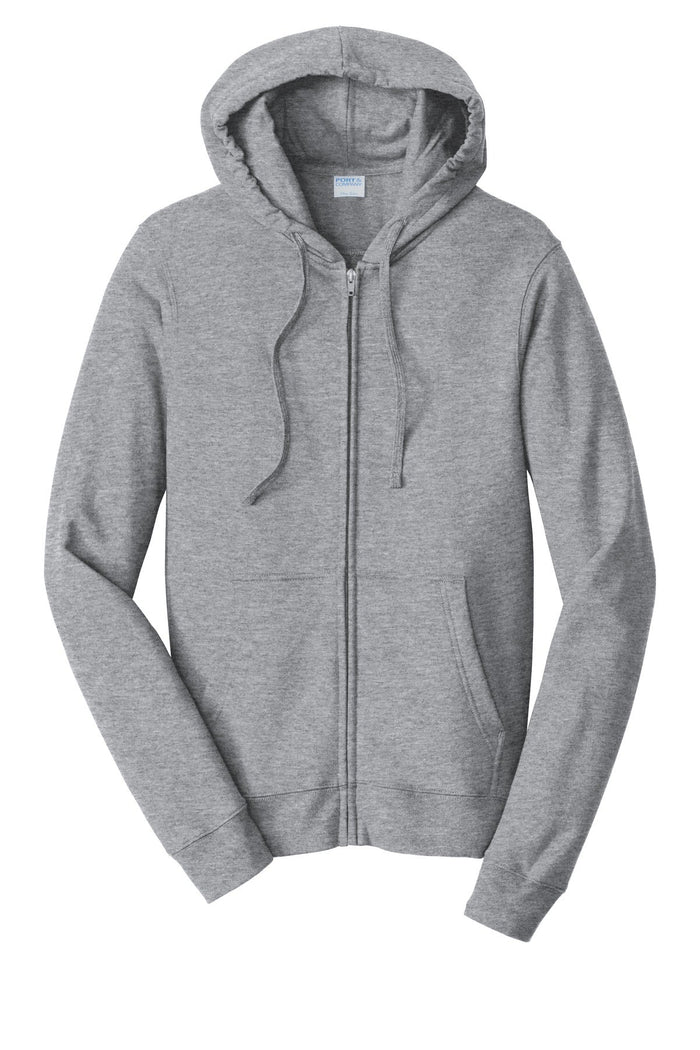 Port & Co PC850ZH Fan Favorite Fleece Full-Zip Hooded Sweatshirt