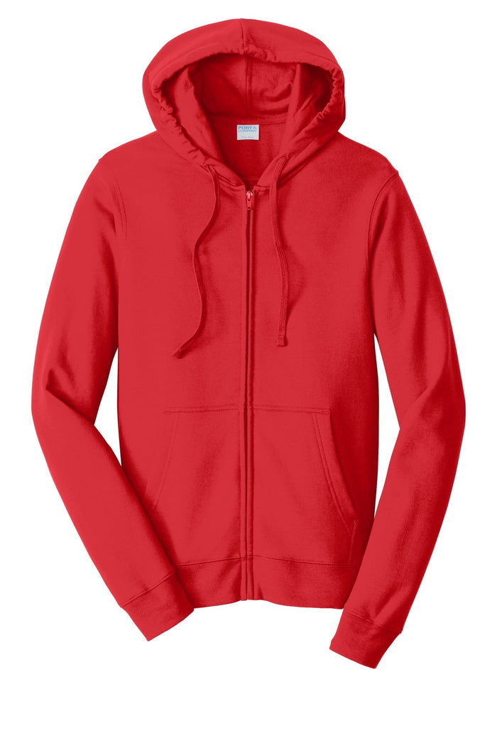 Port & Co PC850ZH Fan Favorite Fleece Full-Zip Hooded Sweatshirt