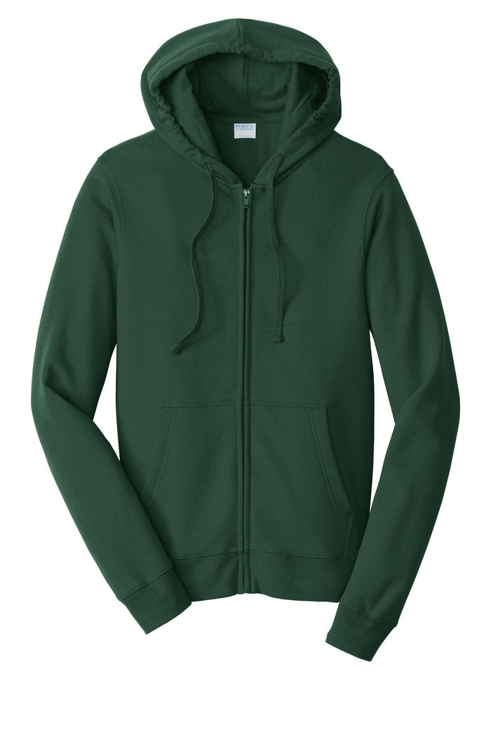 Port & Co PC850ZH Fan Favorite Fleece Full-Zip Hooded Sweatshirt