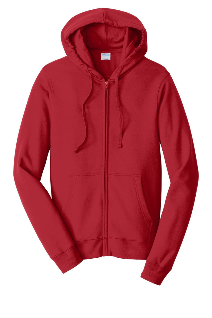 Port & Co PC850ZH Fan Favorite Fleece Full-Zip Hooded Sweatshirt