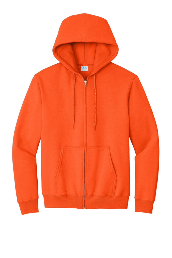 Port & Co PC90ZH Essential Fleece Full-Zip Hooded Sweatshirt