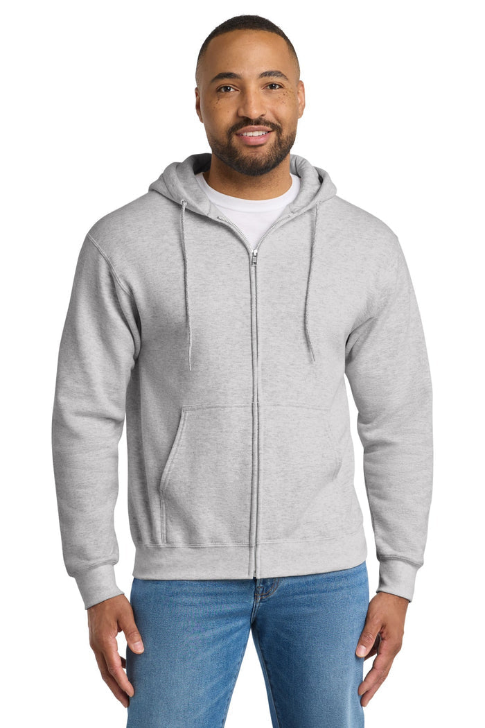 Port & Co PC90ZHT Tall Essential Fleece Full-Zip Hooded Sweatshirt