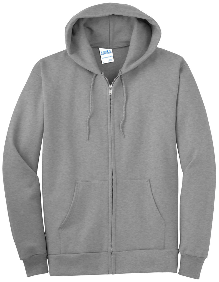 Port & Co PC90ZHT Tall Essential Fleece Full-Zip Hooded Sweatshirt
