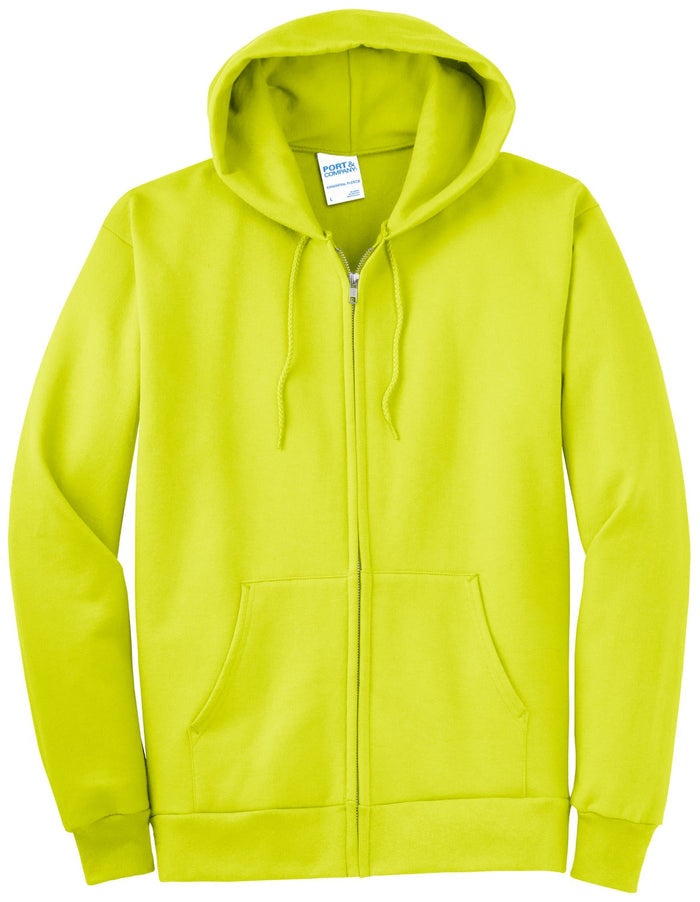 Port & Co PC90ZHT Tall Essential Fleece Full-Zip Hooded Sweatshirt