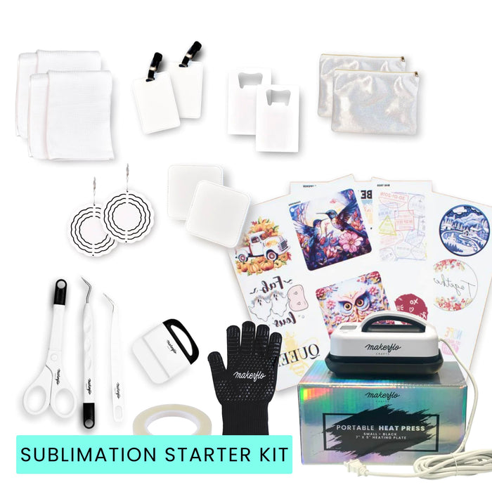 Portable Mini Heat Press with 7" x 5" Heating Plate