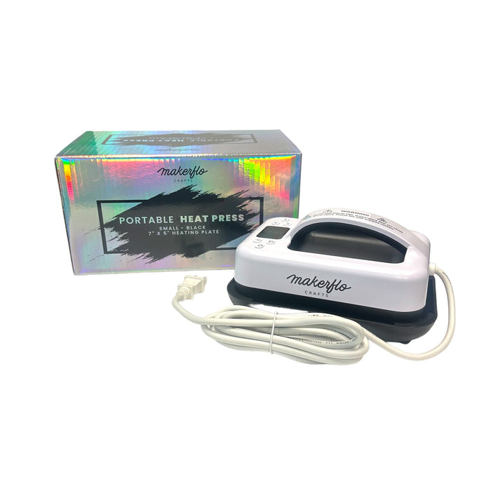 Portable Mini Heat Press with 7" x 5" Heating Plate