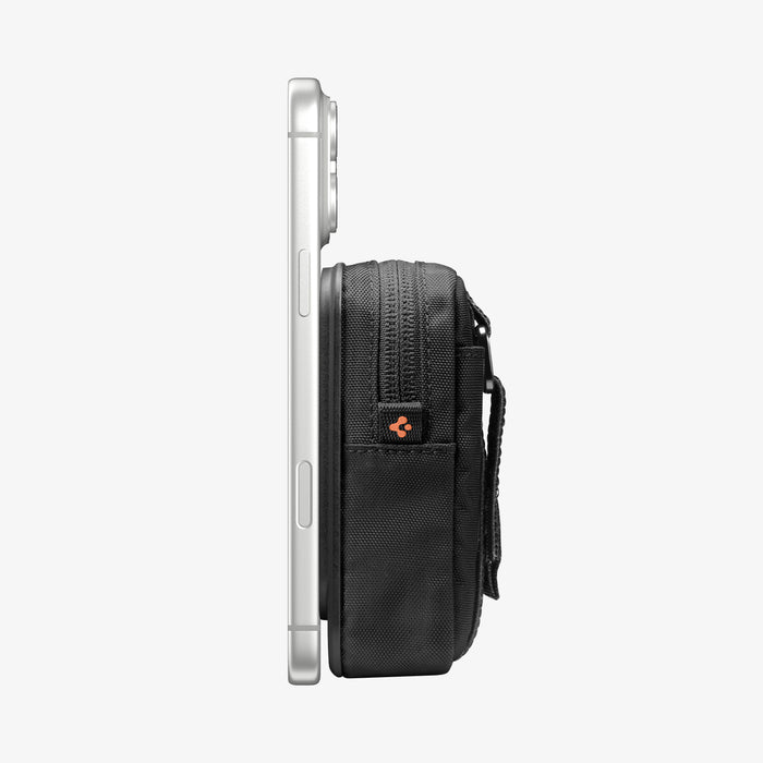 AFA10226 - Portable Organizer Pouch Tintap Zip MagFit in Black showing side
