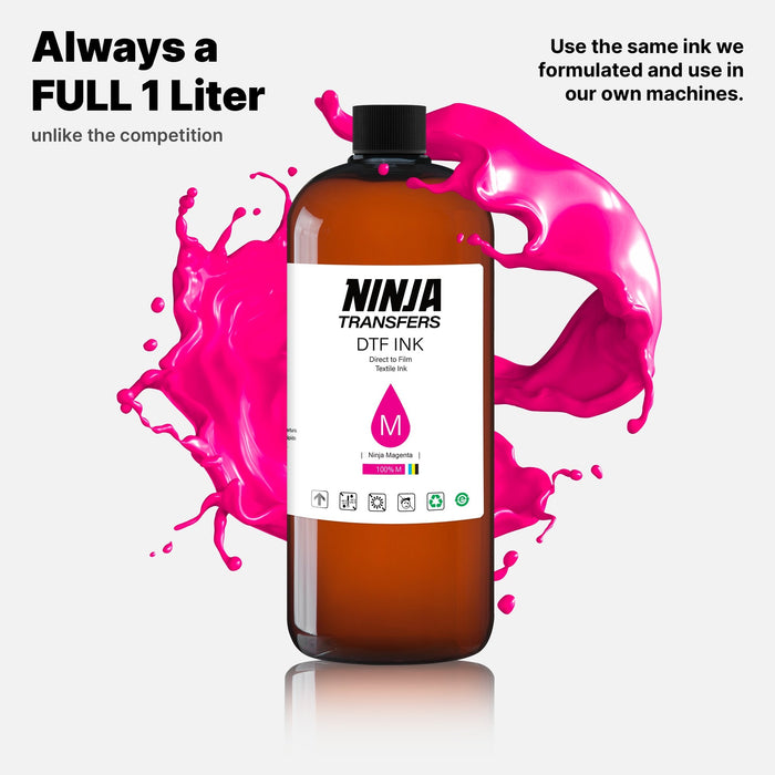 Premium DTF Ink 1 Liter - Ninja Transfers