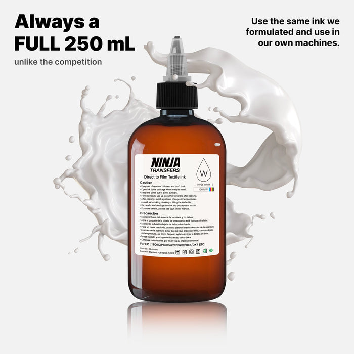 Premium DTF Ink 250mL - Ninja Transfers