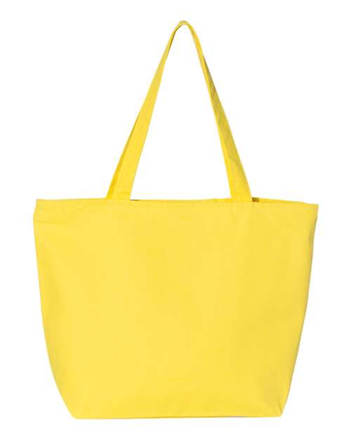 Q - Tees Q611 25L Zippered Tote - Ninja Transfers